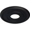 Ekena Millwork Bradford Ceiling Medallion (Fits Canopies up to 6 5/8"), 12 1/2"OD x 3 7/8"ID x 3/4"P, Steel Gray CM12BRSGS - alternate 3